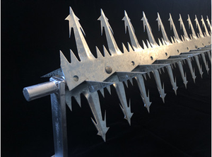 Pinchos de pared giratorios, gran tamaño, proceso de instalación oriental, púas de afeitar de alta calidad - Product Image 3