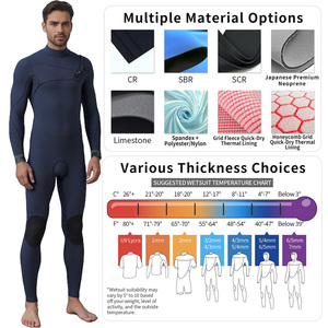 Traje de <span class=keywords><strong>Neopreno</strong></span> Sellado para Surf, Personalizado, <span class=keywords><strong>4</strong></span>/<span class=keywords><strong>3</strong></span> mm, con Cierre en el Pecho, Manga Larga, para Hombre y Mujer, 3mm 4mm 5mm, para Buceo y Apnea - Product Image 3