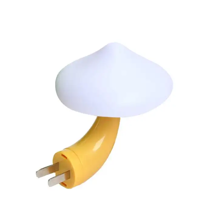LED Mushroom Night Light Lamp with Sensor US Plug in LED Bed Cute Mushroom Nightlight lamp Wall Light Baby Lights for Kids