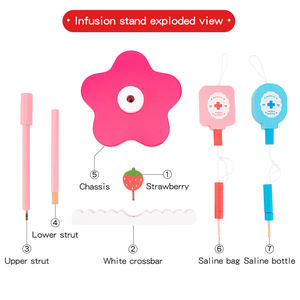 Kit medico di illuminazione educativo fingere che il medico gioca l'iniezione appesa ai giocattoli del dottore per bambini - Product Image 5