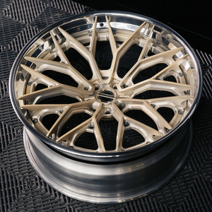 Rines forjados de 18, 19, 20, 21, 22, 24 y 26 pulgadas, de 2 y 3 piezas, para Ford S550, S650, GT350, GT500, GT550, <span class=keywords><strong>Shelby</strong></span>, Porsche 911, 718, 991, 992, CR20 - Product Image 1