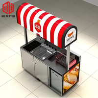Stand professionnel de Hot-Dog, chariot de collation de rue, chariot de nourriture Mobile de crème glacée à vendre, vente d'usine, feuille galvanisée de rue