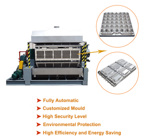 Egg Tray Making Machine Linha de produção com múltiplas camadas Professional Paper Egg Tray Making Machine Preço - Product Image 5