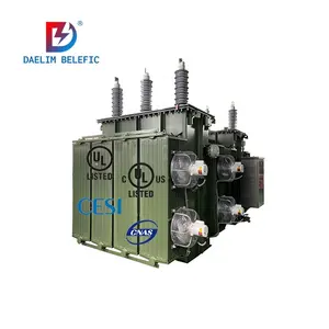 Sertifikat UL tahan korosi 5000kva 11,5kv hingga 1, 2KV/6930V transformator substation untuk sekitar laut