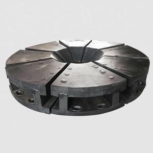 Grille de décharge de boues à cadre en acier, avec revêtement céramique en carbure de silicium, à trous chanfreinés, haute résistance à l'usure, pour le déchargement de minerai de nickel, noire - Product Image 1