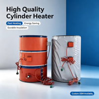 Chauffe-tambour industriel 200L pour fûts de peinture, chauffage rapide des revêtements et des encres avec contrôle de la température