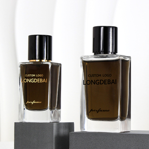 Flacon vaporisateur de parfum rectangulaire vide transparent personnalisé 30ml 50ml 100ml en verre avec emballage boîte - Product Image 3