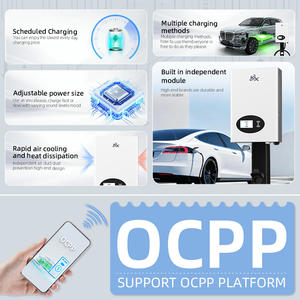 <span class=keywords><strong>Borne</strong></span> de charge dynamique 380V conforme OCPP 20kW pour courant de sortie DC domestique ou professionnel état neuf utilisation tous temps - Product Image 2