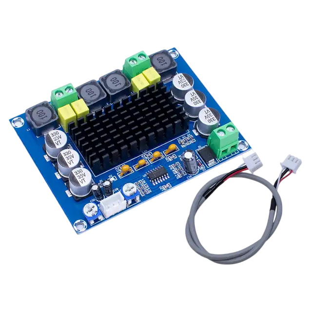 DC 12V 24V 120W * 2 TPA3116 D2 Dual Channel Digital Power Audio Amplifier Board