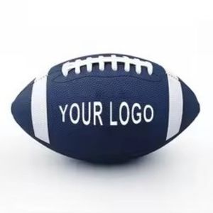 Wholesale Custom Logo Leather Pu Football Professional Brown <b>Rugby</b> <b>Size</b> 9 American Football - Product Image 5