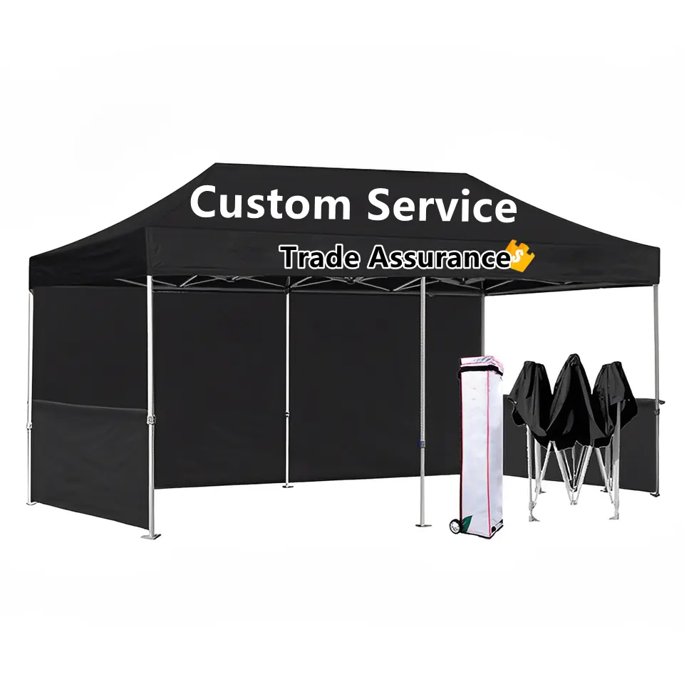 Impression personnalisée approvisionnement d'usine pop up auvent gazebo 10x20 ft tente événement d'affaires en plein air tente de salon commercial promotionnel