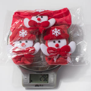 Set Bando dan kaus kaki bayi Natal, dua potong lucu dan nyaman, desain Sinterklas untuk anak-anak - Product Image 5