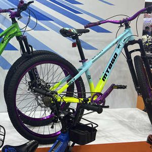 Bicicletta da <span class=keywords><strong>Montagna</strong></span> 27.5 Pollici Unisex con Doppia Sospensione, Freni a Disco Idraulici in Acciaio, 21 Velocità - Product Image 5