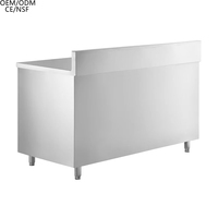 Armoire Commerciale Personnalisée en Acier Inoxydable Robuste avec Tiroirs et Déflecteurs, Îlot de Cuisine et Chariot de Haute Qualité