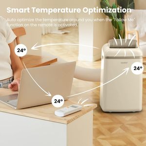 Climatiseur mobile écologique 1150W, refroidisseur portable, équipement de refroidissement multifonctionnel, climatiseur portable multi-spe - Product Image 5