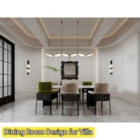 Conception d'intérieur de maison personnalisée de style moderne et luxueux, rendu 3D pour toute la maison, services de conception d'intérieur à guichet unique