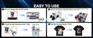 <b>Mini</b> Desktop A3 DTF <b>Printer</b> Digital Heat Transfer Machine for T-Shirt Leather Pet Film Inkjet Printing - Product Image 5
