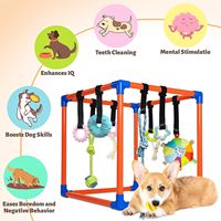 Sangle de saut à l'élastique en PVC de haute qualité pour chien, jouet d'exercice écologique pour animaux de compagnie, jouets suspendus pour aire de jeux intérieure