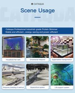 เครื่องกรองโปรตีนน้ำเค็มสำหรับฟาร์มปลา CATAQUA ผลิตจากพลาสติก PP ขนาดเส้นผ่านศูนย์กลาง 0.4*<span class=keywords><strong>1</strong></span>.8 เมตร 10 ลูกบาศก์เมตร/ชั่วโมง ได้รับการรับรองมาตรฐาน ISO9001/CE - Product Image 5