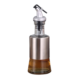 Wholesale Leak-proof 7/10/17 oz <b>Glass</b> Oil <b>Container</b> Cooking Dispenser Bottle Bottles for Kitchen - Product Image 4