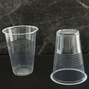 Gobelets à sauce jetables à paroi simple en PP PET transparent avec couvercles, différentes tailles pour restaurant, fête, traiteur, stockage de condiments - Product Image 2