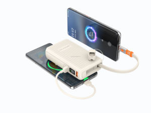 Soluzione di Power Bank portatile H26 10000mah con uscita cavo retrattile incorporato - Product Image 3