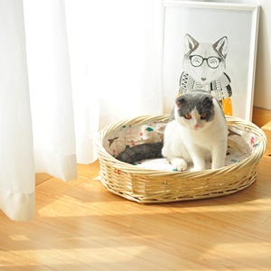 Dulce pequeña casa para mascotas nido redondo para mascotas cálido suave felpa cómoda para dormir invierno perro casa gato Popular cama calmante - Product Image 3