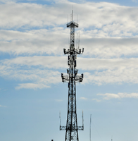 Tour de télécommunication robuste à 4 pieds en acier angulaire, mât d'antenne à levage manuel, 10M 20M 30M 30m/s