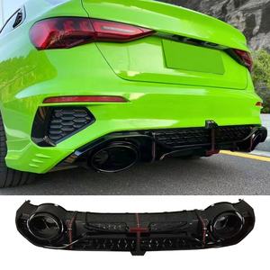 <span class=keywords><strong>2021</strong></span>-2024 Matériau PP Motif en fibre de carbone Noir Argent <span class=keywords><strong>RS3</strong></span> 8Y Diffuseur arrière pour <span class=keywords><strong>Audi</strong></span> A3 8Y - Product Image 4