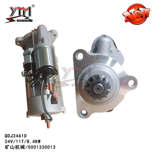 มอเตอร์สตาร์ทรถยนต์ใหม่8.4KW 24V 11T สำหรับรถบรรทุกหนัก <span class=keywords><strong>haworth</strong></span> LiebherrR954 0001330013 0001330069 10218368 11386646 811511113 - Product Image 4