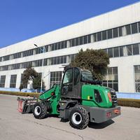 Chargeur télescopique SHANNENG TL2000 2 tonnes 4x4 avec plateforme élévatrice et chargeur frontal pour entrepôt et empilage à grande hauteur