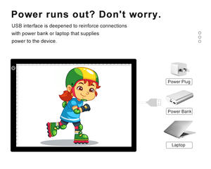 3 Level Stepless Abs Milieuvriendelijk Verlicht Dimmen Schilderij Tablet Tekening Lightpad Licht Led Kopieerbord - Product Image 5