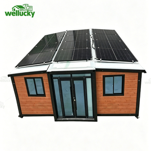 Unité de logement modulaire préfabriquée à énergie <span class=keywords><strong>solaire</strong></span> avec salle de bain pour <span class=keywords><strong>maison</strong></span> conteneur hors réseau, <span class=keywords><strong>maison</strong></span> conteneur pliable et extensible - Product Image 3