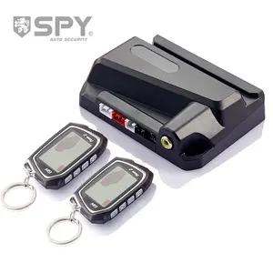 SPY Pke Tombol Pintar Tanpa Kunci Tombol Tekan Mulai Sistem Alarm Mobil Anti-maling 2 Arah dengan Aplikasi