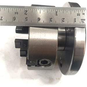 Portabrocas independiente de 4 mordazas de 70 mm para fresadora con placa trasera y tuercas en T - Product Image 3