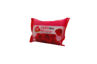 Savon exfoliant à la coco et à la rose, produit coréen de qualité supérieure, pour une exfoliation florale romantique et une nutrition de la peau.
