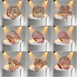 Plata S925ALE <span class=keywords><strong>de</strong></span> alta calidad al por mayor, modelo con logo, globo aerostático <span class=keywords><strong>de</strong></span> cristal <span class=keywords><strong>de</strong></span> colores arcoíris con diseño <span class=keywords><strong>de</strong></span> <span class=keywords><strong>calabaza</strong></span>, red <span class=keywords><strong>de</strong></span> ensueño, joyería DIY - Product Image 4