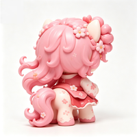 Figurine de Cheval Rose en PVC Personnalisable et Amusante, Boîte Mystère 9cm, Jouet Promotionnel, Figurine de Collection Designer, Cadeau, Jouet d'Art, Collections