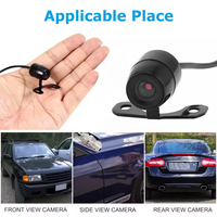 Sistema de Monitoreo con Cámara y Pantalla Táctil LCD TFT IPS de 7 Pulgadas para Retrovisor, Visión Nocturna, CarPlay, Asistencia de Reversa para Autos, Camionetas y SUVs
