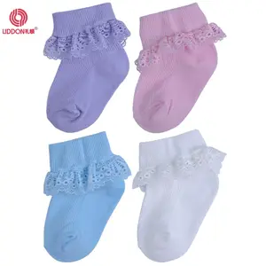 Bán Buôn Breathable Bé Đáng Yêu Ren Socks, Dễ Thương Chống Sliped Ren Bông Socks