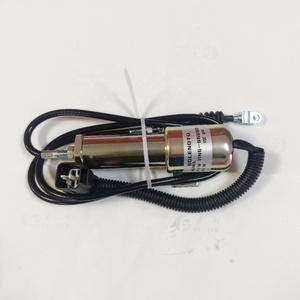 อะไหล่รถขุด โซลินอยด์วาล์วหยุด 24V รุ่น 11N6-66090 โซลินอยด์ปิดเครื่อง สำหรับ R210-9 R220-9S R225-9S - Product Image 1