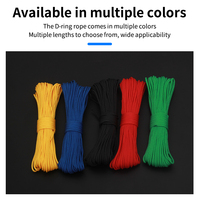 Cordage d'arc SPG, boucle en D, corde de 18 m, crochet, arc composé, arc recurve, fil de servitude, accessoires de chasse, réglage du relâchement