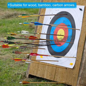 Bất tự nhiên cánh bắn cung mũi tên lông <span class=keywords><strong>fletching</strong></span> cánh gà tây lông cho DIY bắn cung săn bắn mục tiêu chụp mũi tên phụ kiện - Product Image 4