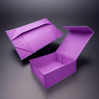 [Personnalisable] MOQ 100 pièces – Boîte cadeau rigide pliable à plat pour cadeaux d'entreprise et produits pour demoiselles d'honneur