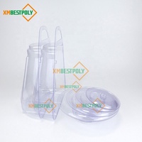 Support de présentation de macarons à 4 niveaux en plastique transparent pour desserts et biscuits, avec boîte de transport – Vente en gros
