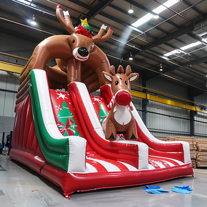 Castillo Inflable Comercial con Diseño Navideño, Casa de Brinco Inflable para Niños y Adultos - Product Image 5