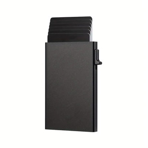 Estuche para Tarjetas Casekey de Alta Calidad, Ultra Delgado, Metálico, con Botón Lateral, Bloqueo RFID, de Aluminio, con Sistema Pop-up - Product Image 1
