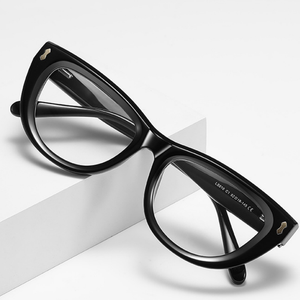 Montature per Occhiali alla Moda Colorate Pronte per la Spedizione Occhiali Unisex Classici Vintage Rettangolari Spessi in Tr90 Occhiali alla Moda - Product Image 1