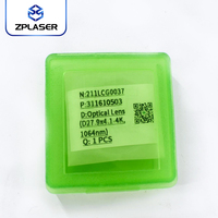 Lentille de protection laser à fibre ZPLASER originale Raytools 24,9*1,5 27,9*4,1, boîte verte pour tête de découpe laser à fibre