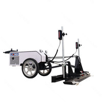 Machine de nivellement de béton automatique pour autoroutes et chaussées Robot à chape laser pour la construction de routes